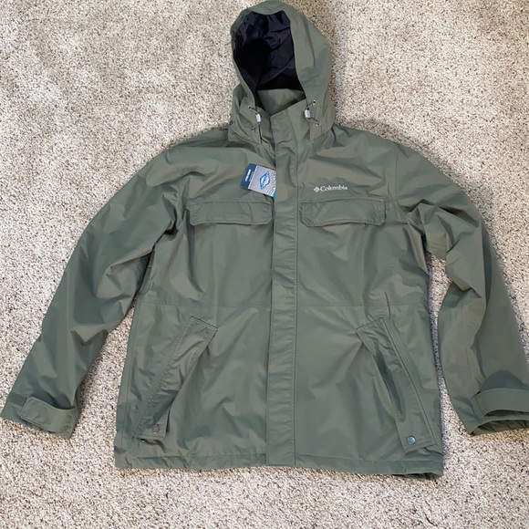 columbia dr downpour jacket